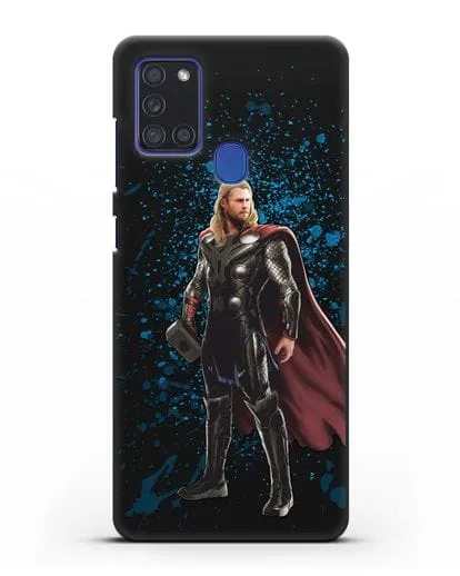 Чехол с иллюстрацией Тор силиконовый для Samsung Galaxy A21s [SM-A217F]