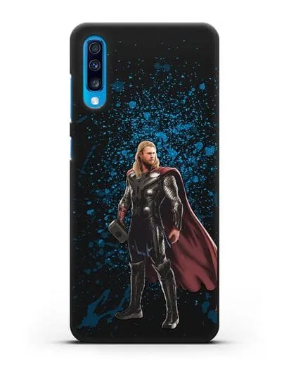 Чехол с иллюстрацией Тор силиконовый для Samsung Galaxy A70 [SM-A705F]