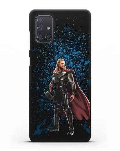 Чехол с иллюстрацией Тор силиконовый для Samsung Galaxy A71 [SM-A715F]