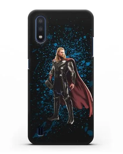 Чехол с иллюстрацией Тор силиконовый для Samsung Galaxy M01 [SM-M015F]