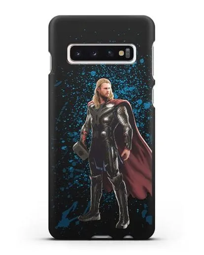 Чехол с иллюстрацией Тор силиконовый для Samsung Galaxy S10 Plus [SM-G975F]