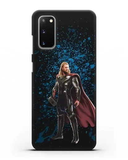 Чехол с иллюстрацией Тор силиконовый для Samsung Galaxy S20 [SM-G980F]