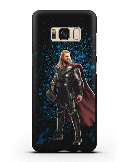 Чехол с иллюстрацией Тор силиконовый для Samsung Galaxy S8 [SM-950F]
