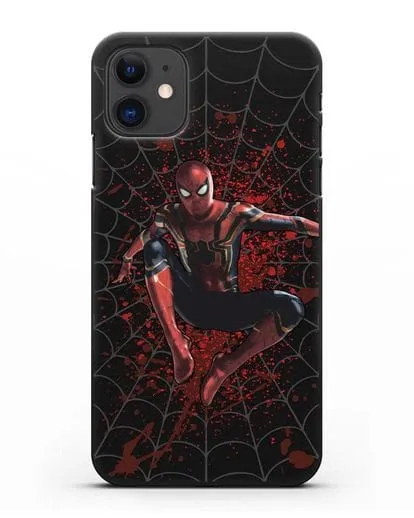 Чехол с иллюстрацией Человек Паук силиконовый для iPhone 11