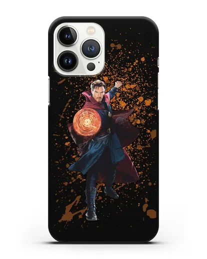 Чехол с иллюстрацией Доктор Стрэндж силиконовый для iPhone 13 Pro Max