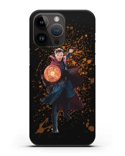 Чехол с иллюстрацией Доктор Стрэндж силиконовый для iPhone 14 Pro Max