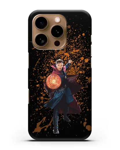 Чехол с иллюстрацией Доктор Стрэндж силиконовый для iPhone 16 Pro