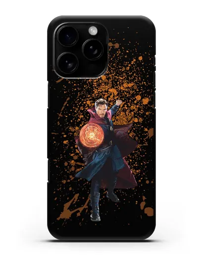 Чехол с иллюстрацией Доктор Стрэндж силиконовый для iPhone 16 Pro Max