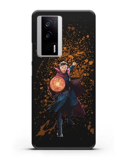 Чехол с иллюстрацией Доктор Стрэндж силиконовый для Xiaomi Poco F5 Pro