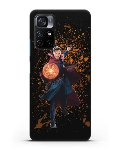 Чехол с иллюстрацией Доктор Стрэндж силиконовый для Xiaomi Poco M4 Pro 5G