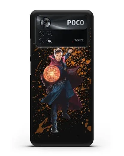 Чехол с иллюстрацией Доктор Стрэндж силиконовый для Xiaomi Poco X4 Pro
