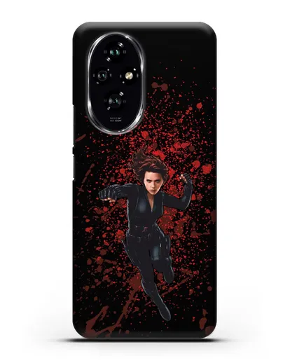 Чехол с иллюстрацией Чёрная Вдова силиконовый для Honor 200