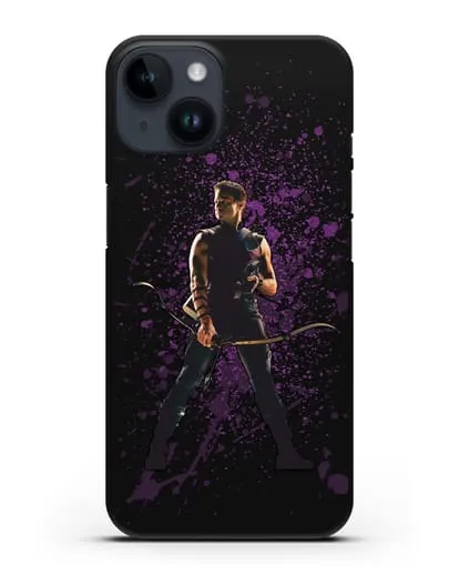 Чехол с иллюстрацией Соколиный Глаз силиконовый для iPhone 14