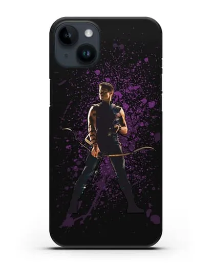 Чехол с иллюстрацией Соколиный Глаз силиконовый для iPhone 14 Plus