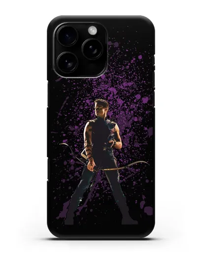 Чехол с иллюстрацией Соколиный Глаз силиконовый для iPhone 16 Pro Max