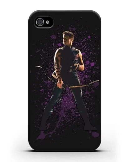 Чехол с иллюстрацией Соколиный Глаз силиконовый для iPhone 4/4s