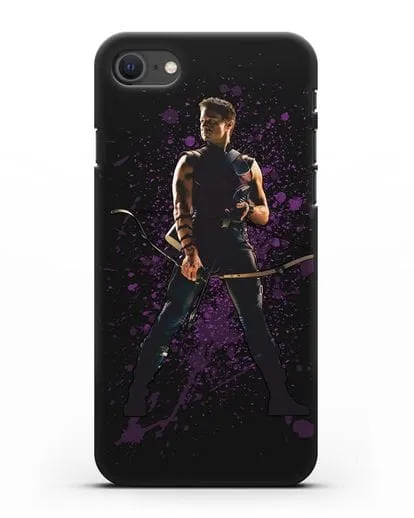 Чехол с иллюстрацией Соколиный Глаз силиконовый для iPhone SE 2020