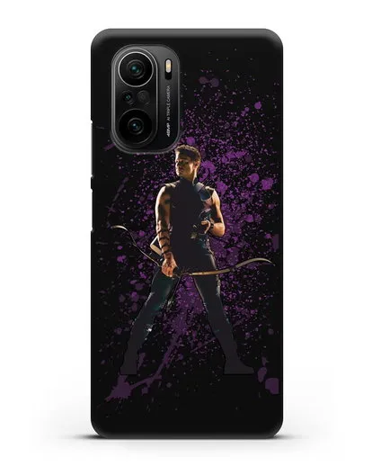 Чехол с иллюстрацией Соколиный Глаз силиконовый для Xiaomi Poco F3