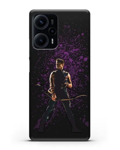 Чехол с иллюстрацией Соколиный Глаз силиконовый для Xiaomi Poco F5