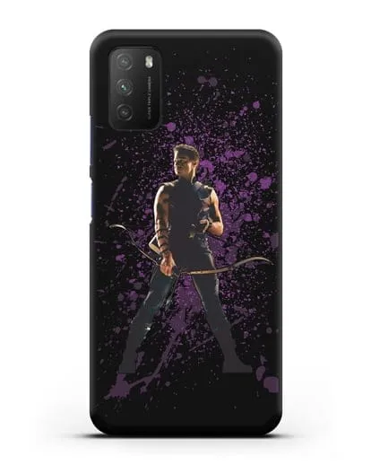 Чехол с иллюстрацией Соколиный Глаз силиконовый для Xiaomi Poco M3