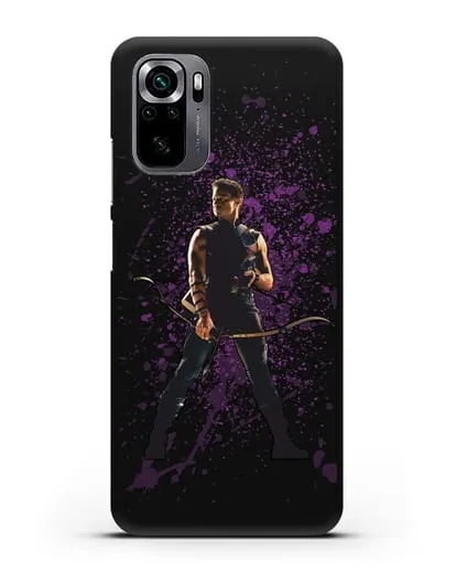 Чехол с иллюстрацией Соколиный Глаз силиконовый для Xiaomi Poco M5s