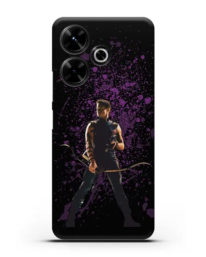 Чехол с иллюстрацией Соколиный Глаз силиконовый для Xiaomi Poco M6