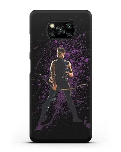 Чехол с иллюстрацией Соколиный Глаз силиконовый для Xiaomi Poco X3