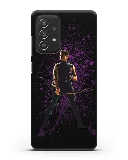 Чехол с иллюстрацией Соколиный Глаз силиконовый для Samsung Galaxy A53