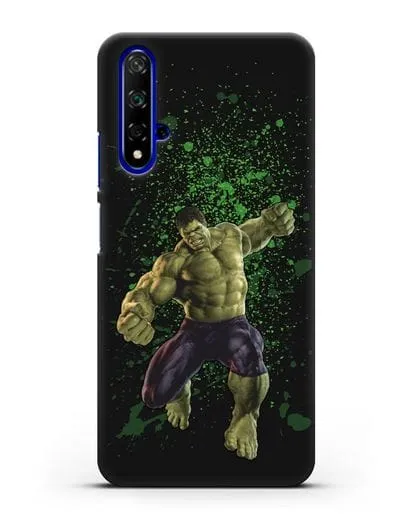Чехол с иллюстрацией Халк силиконовый для Honor 20