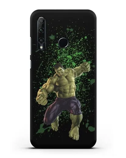 Чехол с иллюстрацией Халк силиконовый для Honor 20e