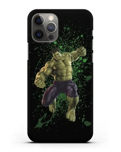 Чехол с иллюстрацией Халк силиконовый для iPhone 12 Pro