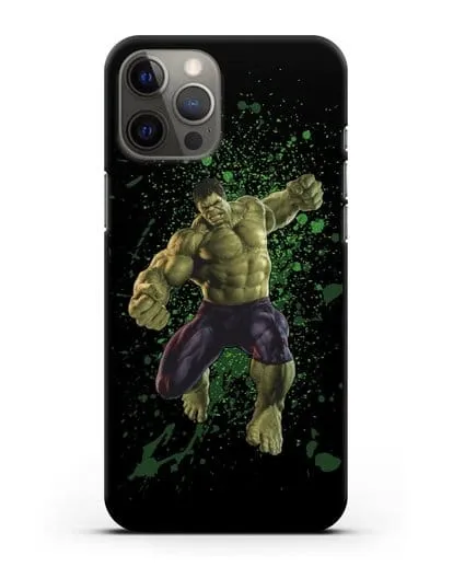 Чехол с иллюстрацией Халк силиконовый для iPhone 12 Pro Max