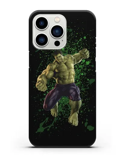 Чехол с иллюстрацией Халк силиконовый для iPhone 13 Pro