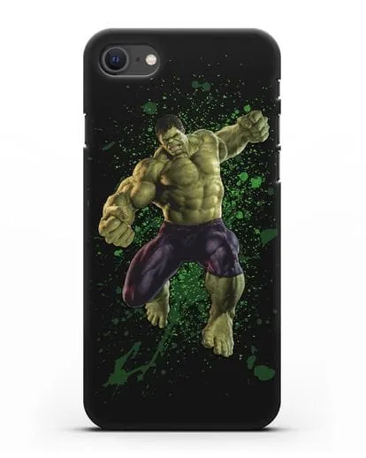 Чехол с иллюстрацией Халк силиконовый для iPhone SE 2020