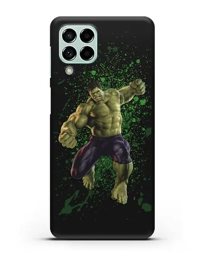 Чехол с иллюстрацией Халк силиконовый для Samsung Galaxy M53 [SM-M536]