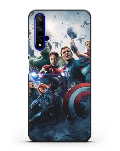 Чехол с иллюстрацией Мстители силиконовый для Honor 20