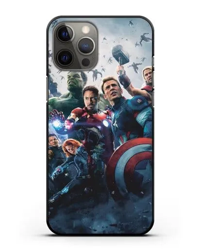 Чехол с иллюстрацией Мстители силиконовый для iPhone 12 Pro Max