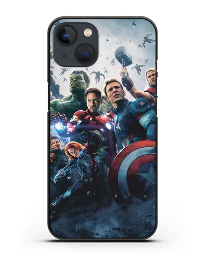 Чехол с иллюстрацией Мстители силиконовый для iPhone 13 Mini