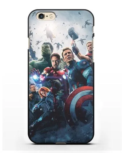 Чехол с иллюстрацией Мстители силиконовый для iPhone 6