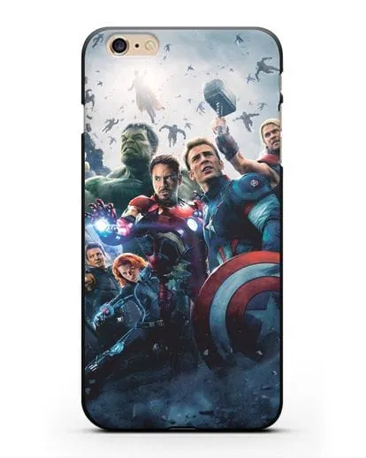 Чехол с иллюстрацией Мстители силиконовый для iPhone 6 Plus