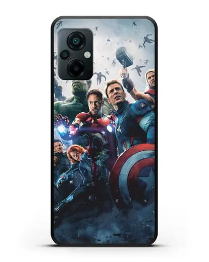 Чехол с иллюстрацией Мстители силиконовый для Xiaomi Poco M5