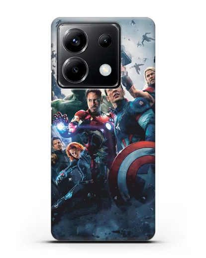 Чехол с иллюстрацией Мстители силиконовый для Xiaomi Poco X6