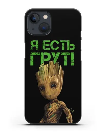 Чехол с иллюстрацией Грут силиконовый для iPhone 13 Mini