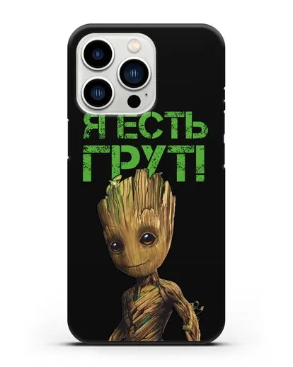 Чехол с иллюстрацией Грут силиконовый для iPhone 13 Pro