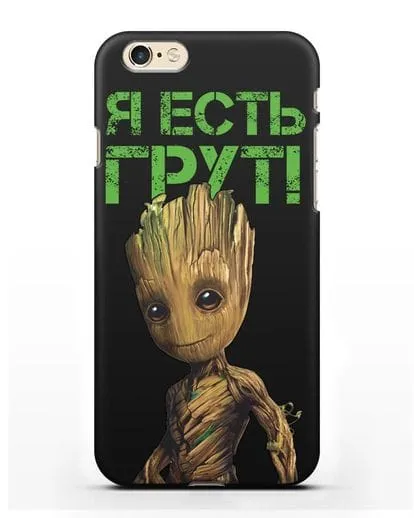 Чехол с иллюстрацией Грут силиконовый для iPhone 6s