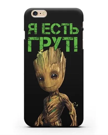 Чехол с иллюстрацией Грут силиконовый для iPhone 6s Plus