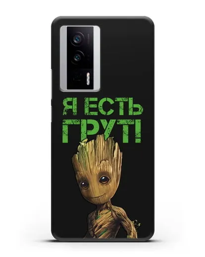 Чехол с иллюстрацией Грут силиконовый для Xiaomi Poco F5 Pro