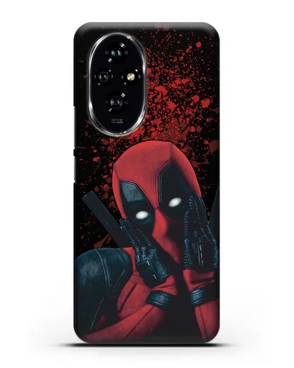 Чехол с иллюстрацией Дэдпул силиконовый для Honor 200