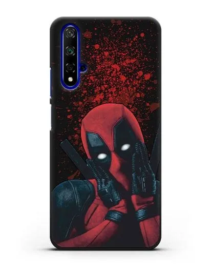 Чехол с иллюстрацией Дэдпул силиконовый для Honor 20