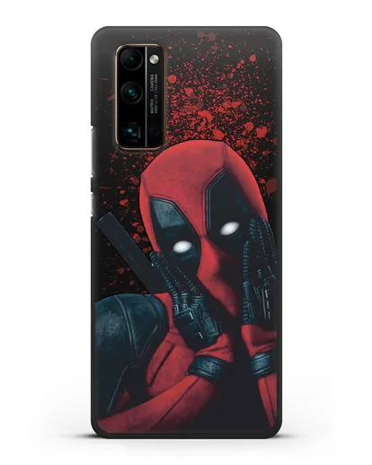 Чехол с иллюстрацией Дэдпул силиконовый для Honor 30 Pro